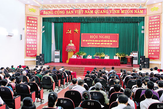 Tiếp xúc cử tri sau kỳ họp thứ nhất, QH khóa XIV