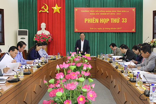 Phiên họp thứ 33, Thường trực HĐND tỉnh khóa XIV