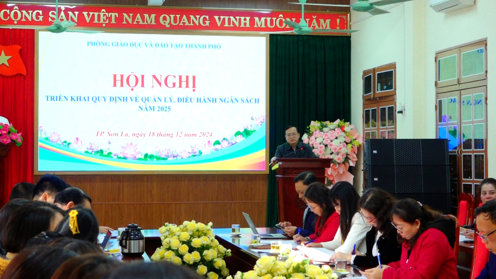 Hội nghị triển khai nội dung dự toán thu chi ngân sách nhà nước năm 2025