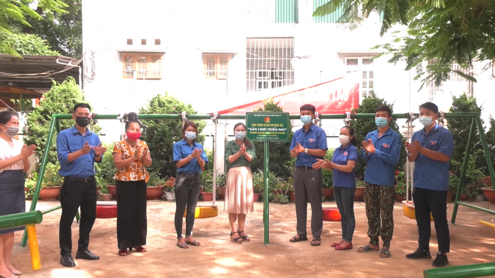 Khánh thành công trình Vì đàn em thân yêu “Sân chơi thiếu nhi”