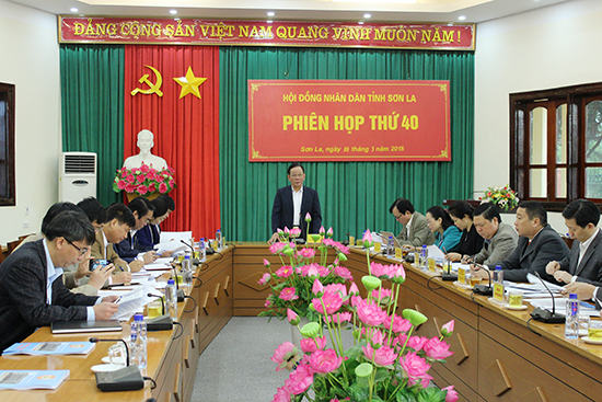 Phiên họp thứ 40, Thường trực HĐND tỉnh khóa XIV