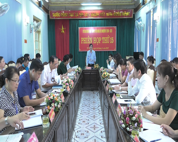 Phiên họp thứ 15 UBND Thành phố khóa XIX nhiệm kỳ 2016 – 2021